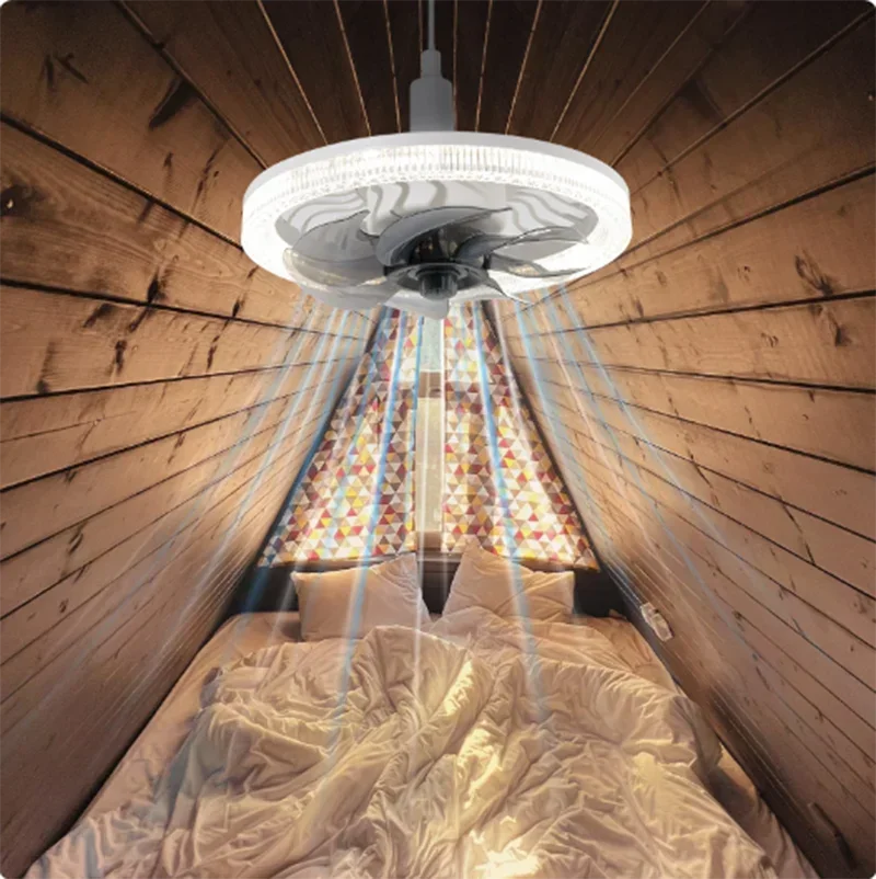 Remote Control Ceiling Fan with LED Lighting with Remote Control Converter Base for Any Room