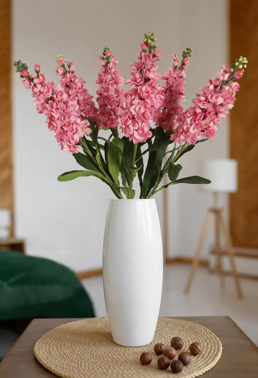 6PCS Flowers Snapdragon Antirrhinum Flowers Larkspur Flower for Table Vase Home Decor