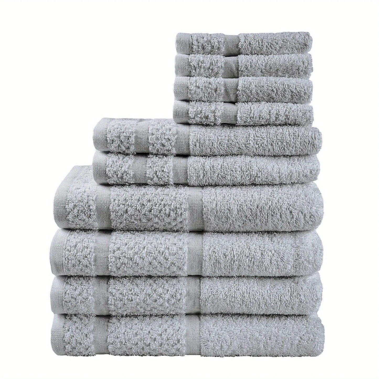 Deluxe 10-Piece Towel Set - Enhanced for Supreme Softness and Long-Lasting Durability