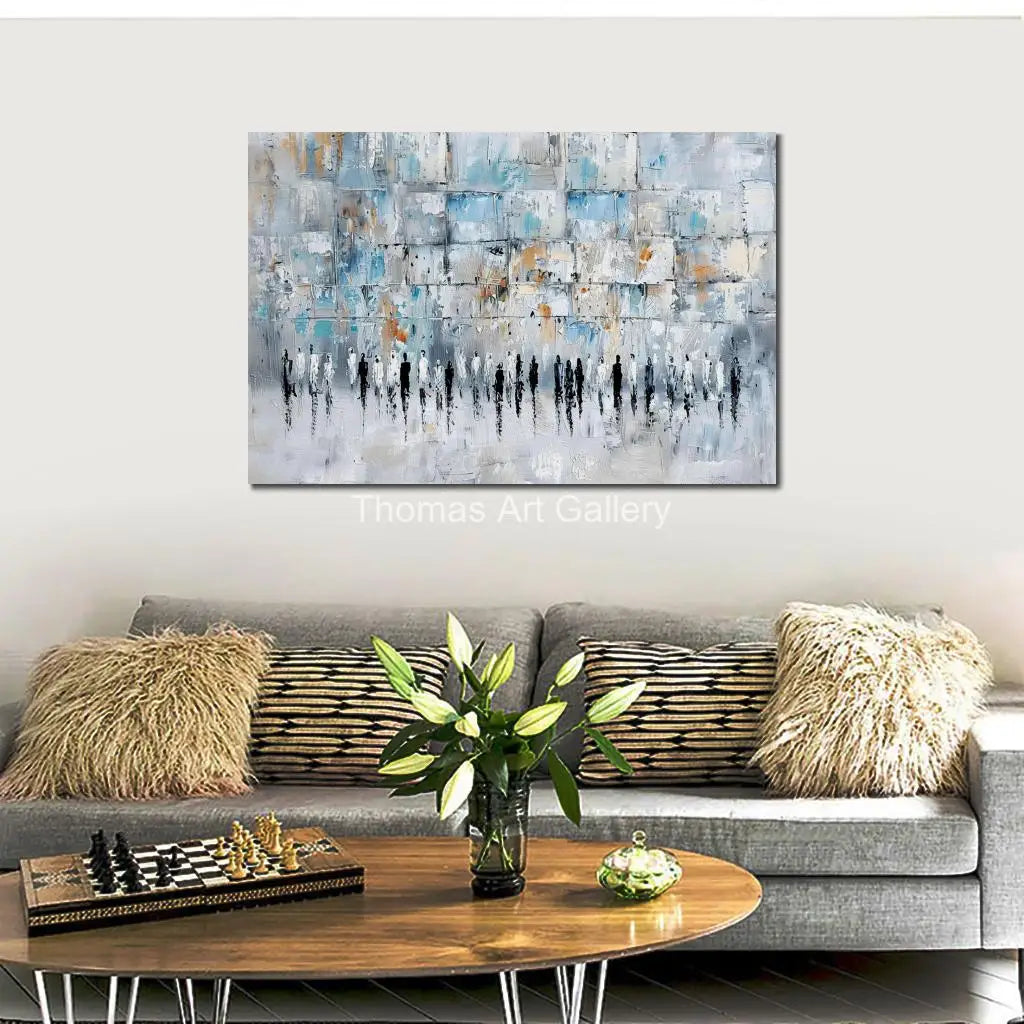 Wall Art Decor Jewish Art Western Blue HD Jerusalem Modern Picture Decor