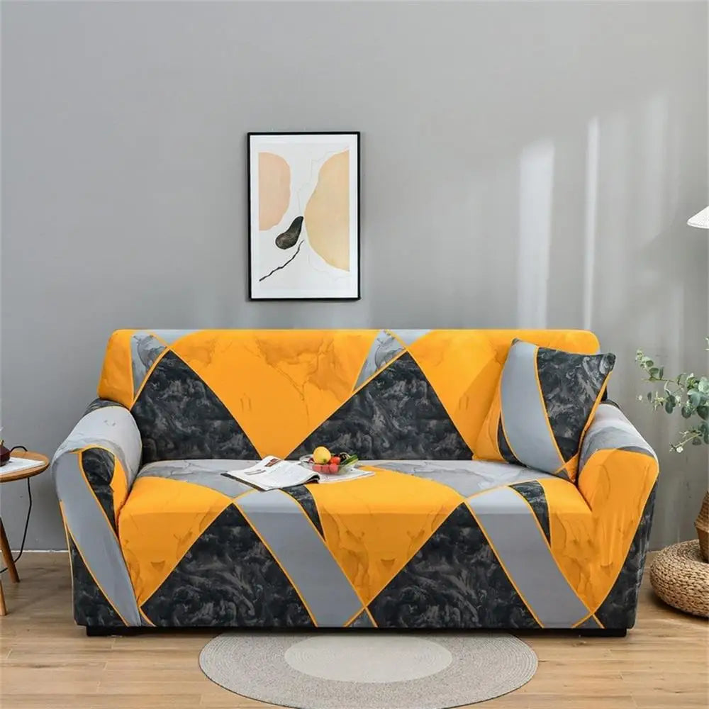 Stretch Plaid Slipcover Elastic Sofa for Living Room Sofa Chair Couch Cover Home Decor