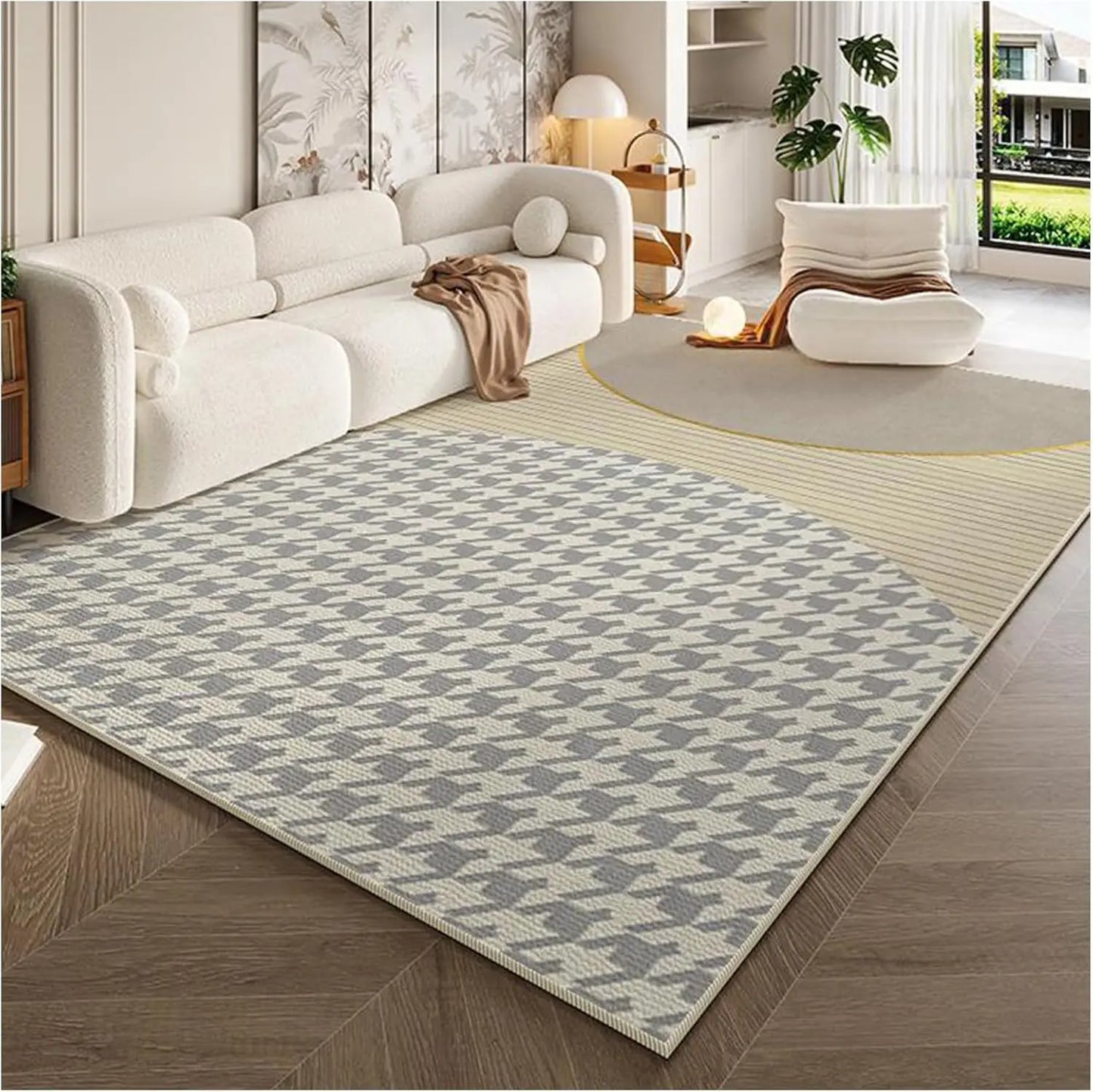 Crystal Velvet Carpet Home Living Room Coffee Table Mat Room Study Cloakroom Floor Mat