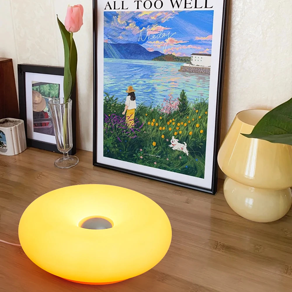 table lamp USB plug lamp for all rooms donut ambient light