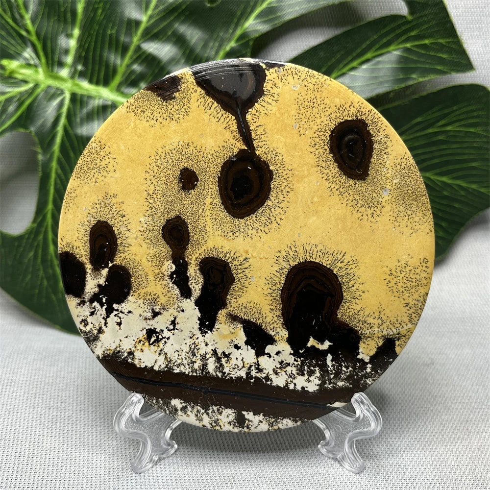 Picture Stone Natural Rock Round Home Rooms Decor For Spiritual Healing