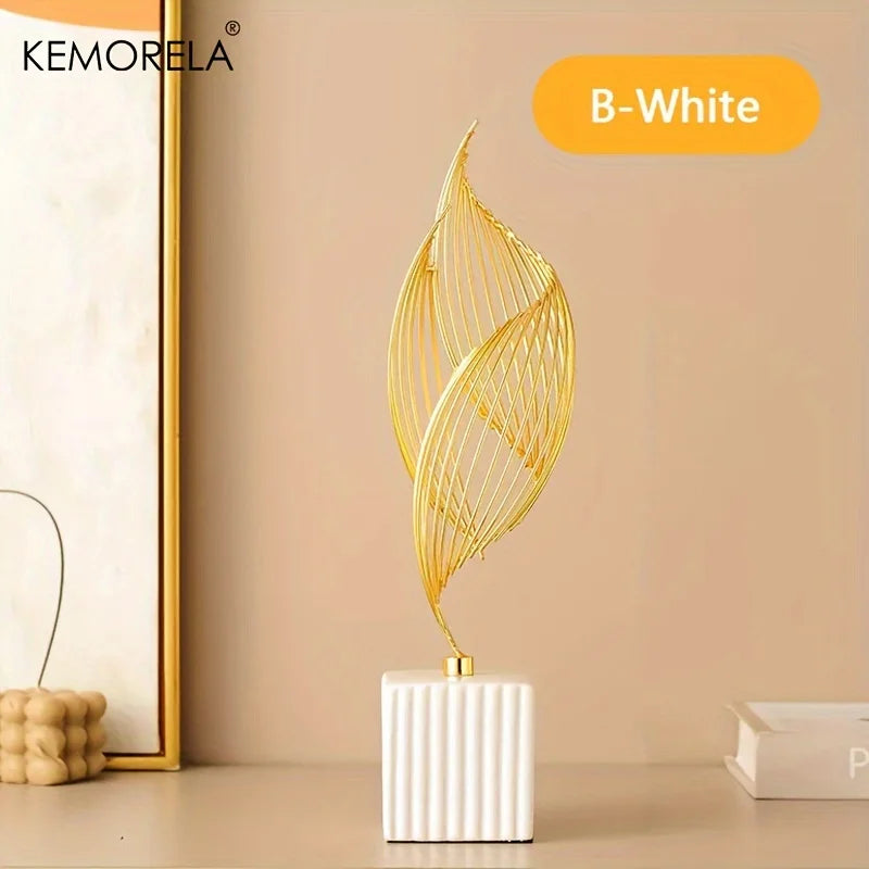 Ceramic Statue Nordic Creative Light Luxury Decor Sculptures and Figurines