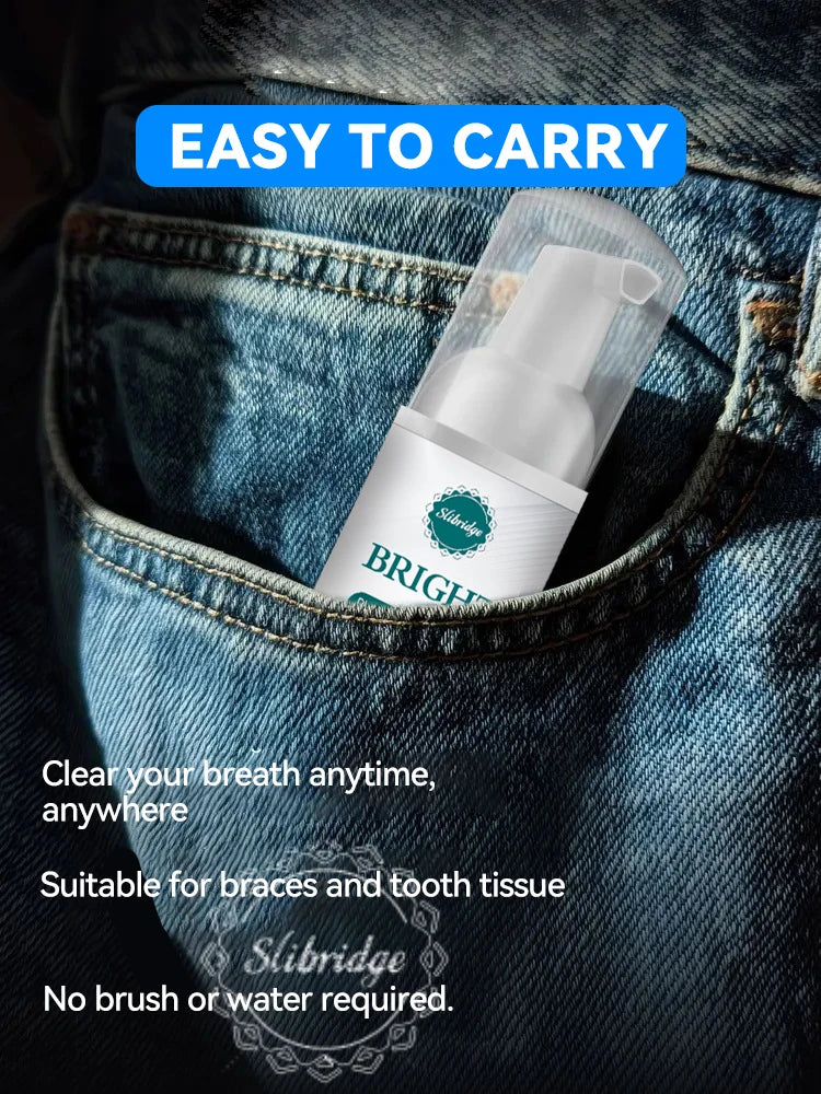 Teeth cleaning care tools, oral foam