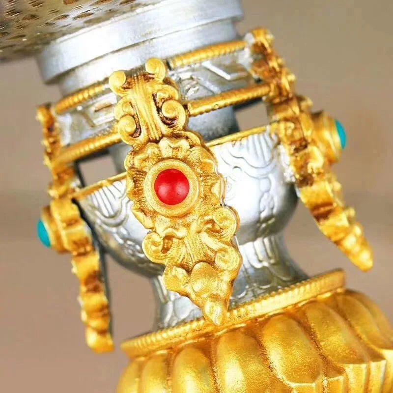 Electric Thailand Candle Lamp Rechargeable Yellow LED Lamp Tibetan Light