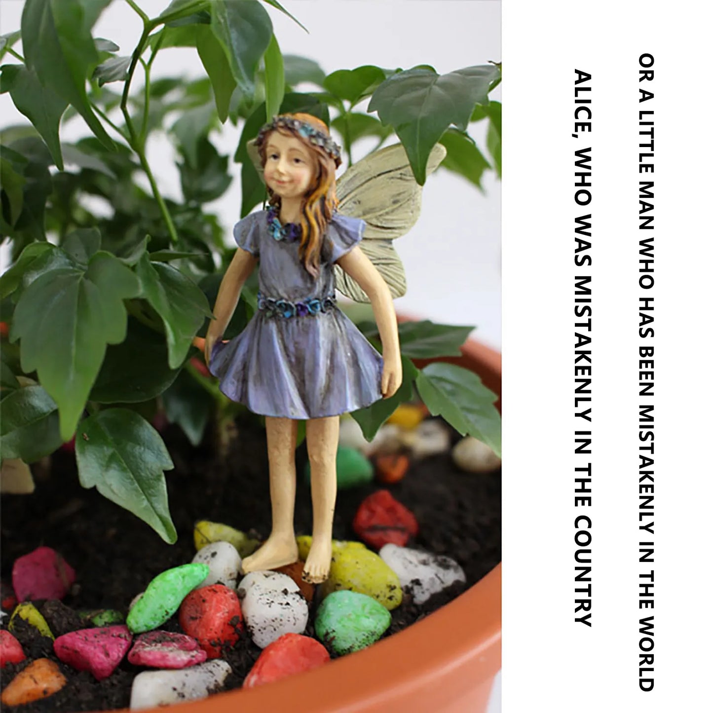 6pcs Fairies Mini Figurines Garden Home Decor Fairy-Ornament European Style Flower Statue Ornament