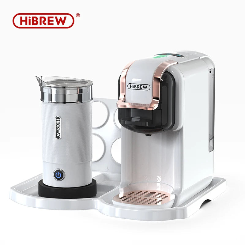 5 in 1 Multiple Capsule Coffee Machine DG Cappuccino Small Capsule ESE Pod Ground Coffee Cafeteria