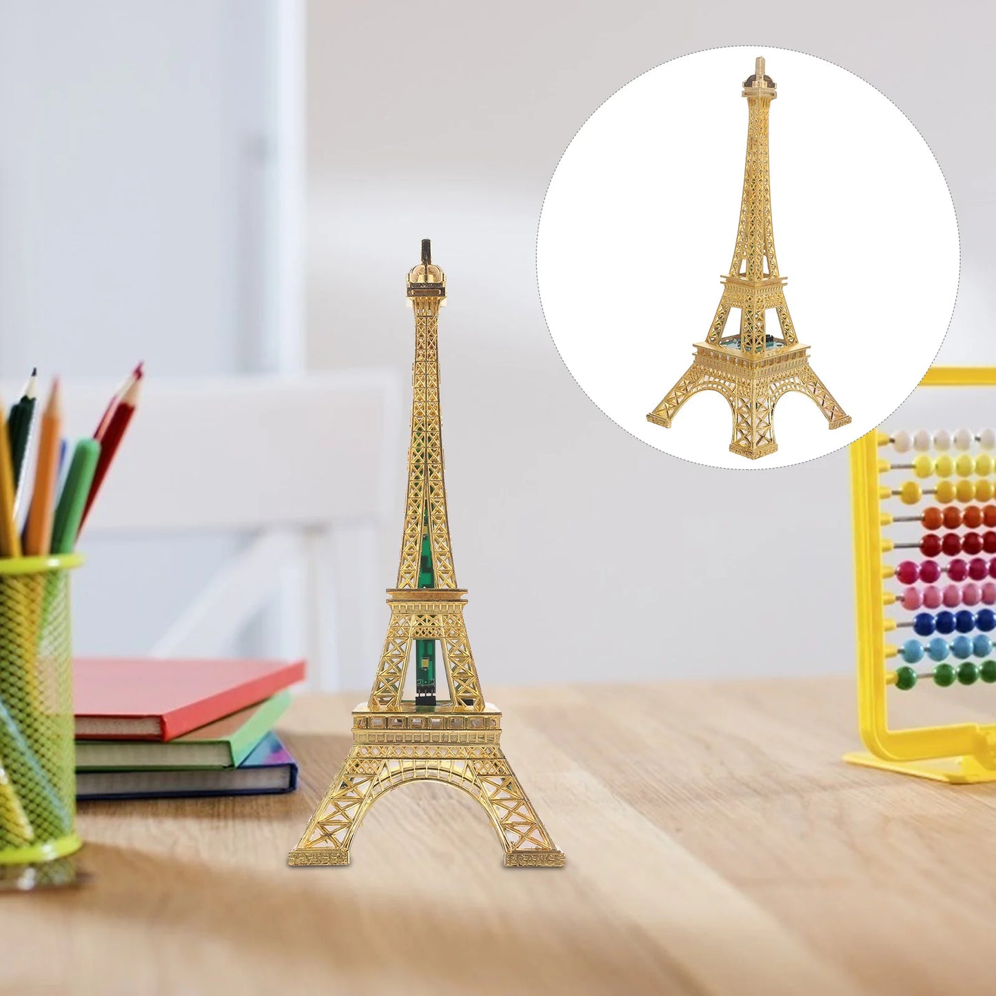Light Up Eiffel Tower Paris Building Led Eiffel Tower Night Light Metal Architecture Model Home Decor