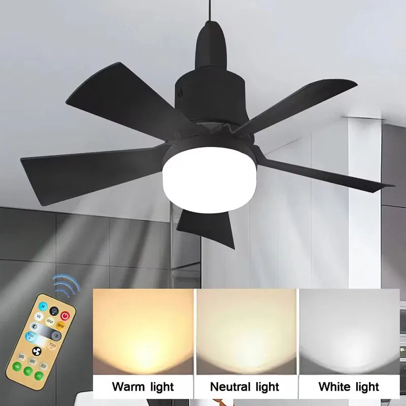 Ceiling Fan With Light Remote Control Dimmable 30W Modern Smart Wireless Fans Lighting For Any Room