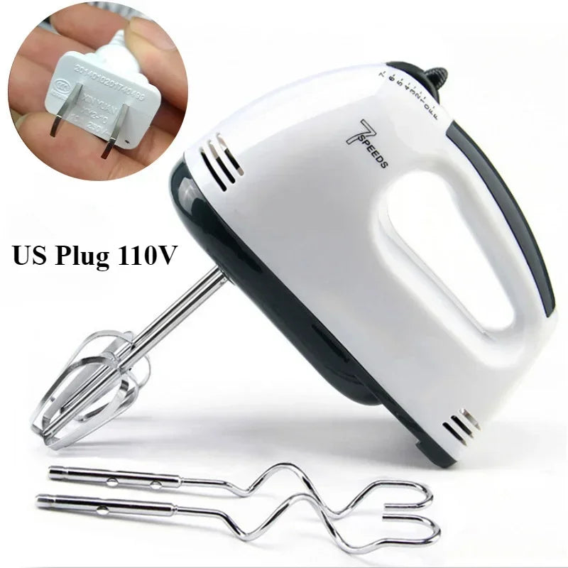 Handheld Electric Beater Automatic Mixer 7-speed Cream Blender