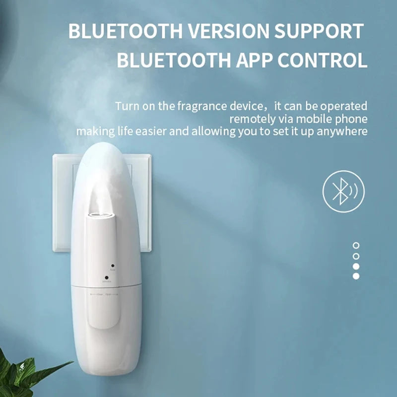 Smart Aroma Essential Oil Diffuser Bluetooth APP Control Plug-in Wall Scent Aromatherapy Machine