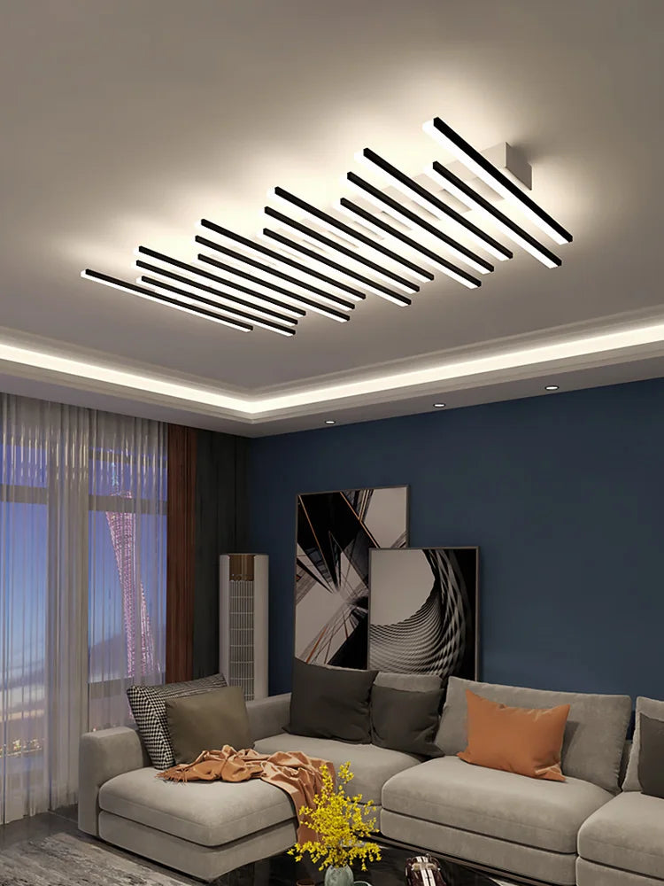 Modern living room lamps ceiling light interior decoration for home led lamps for bedrooms linear ceiling light home lamp