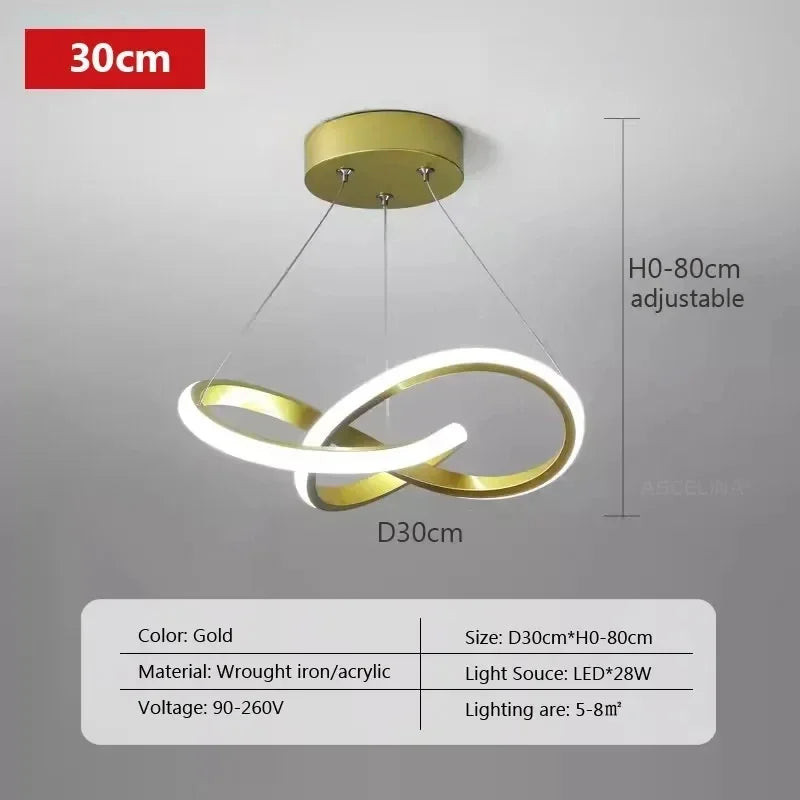 Nordic LED Ceiling Lamp For All Rooms Simple Illumination Light