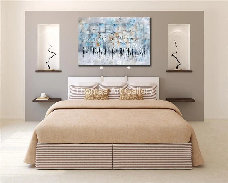 Wall Art Decor Jewish Art Western Blue HD Jerusalem Modern Picture Decor