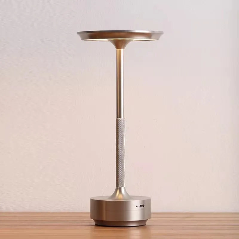 Wireless Charging LED Lamp Dimming Atmosphere Retro Portable Charging Touch USB Lamp