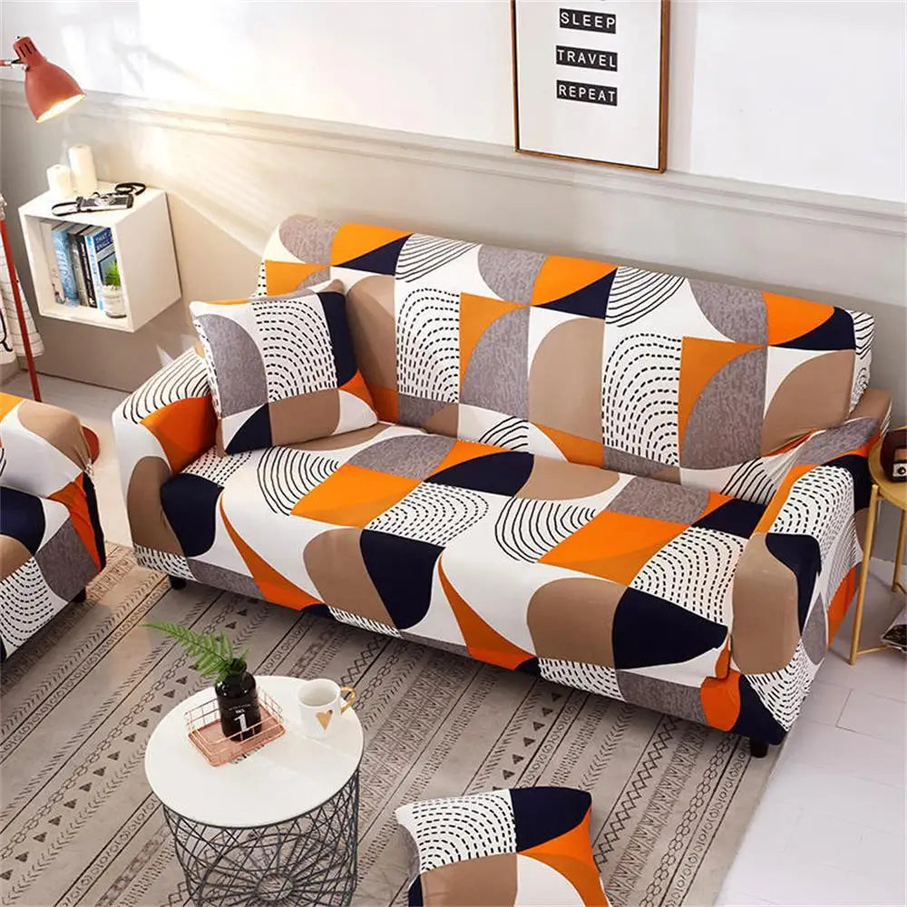 Stretch Plaid Slipcover Elastic Sofa for Living Room Sofa Chair Couch Cover Home Decor