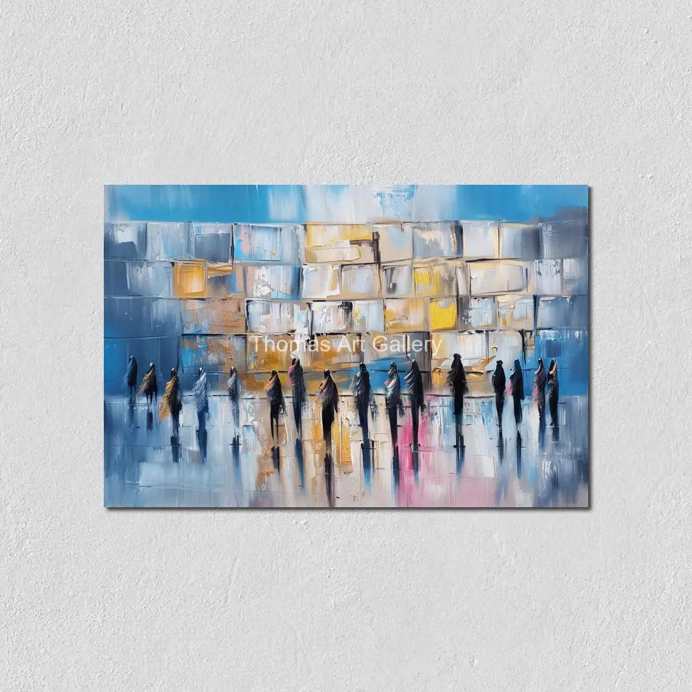 Wall Art Decor Jewish Art Western Blue HD Jerusalem Modern Picture Decor