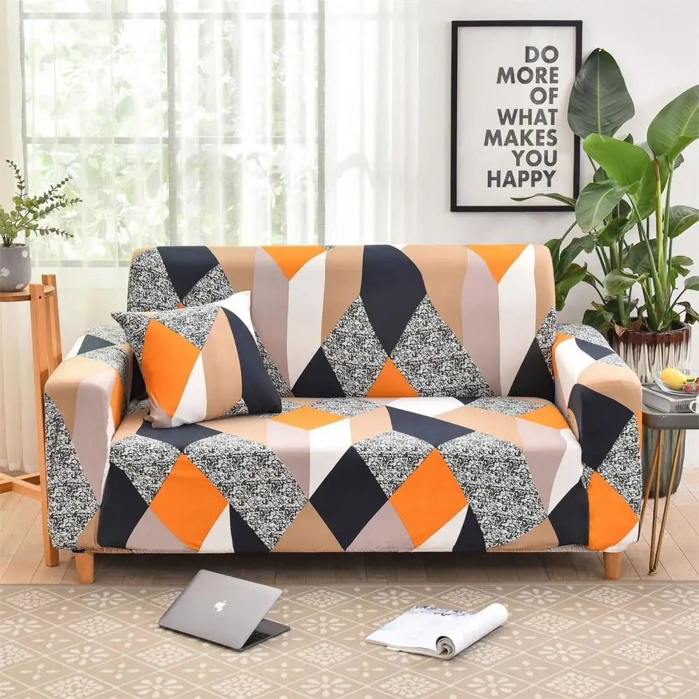Stretch Plaid Slipcover Elastic Sofa for Living Room Sofa Chair Couch Cover Home Decor