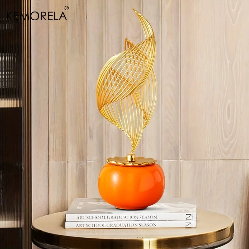 Ceramic Statue Nordic Creative Light Luxury Decor Sculptures and Figurines