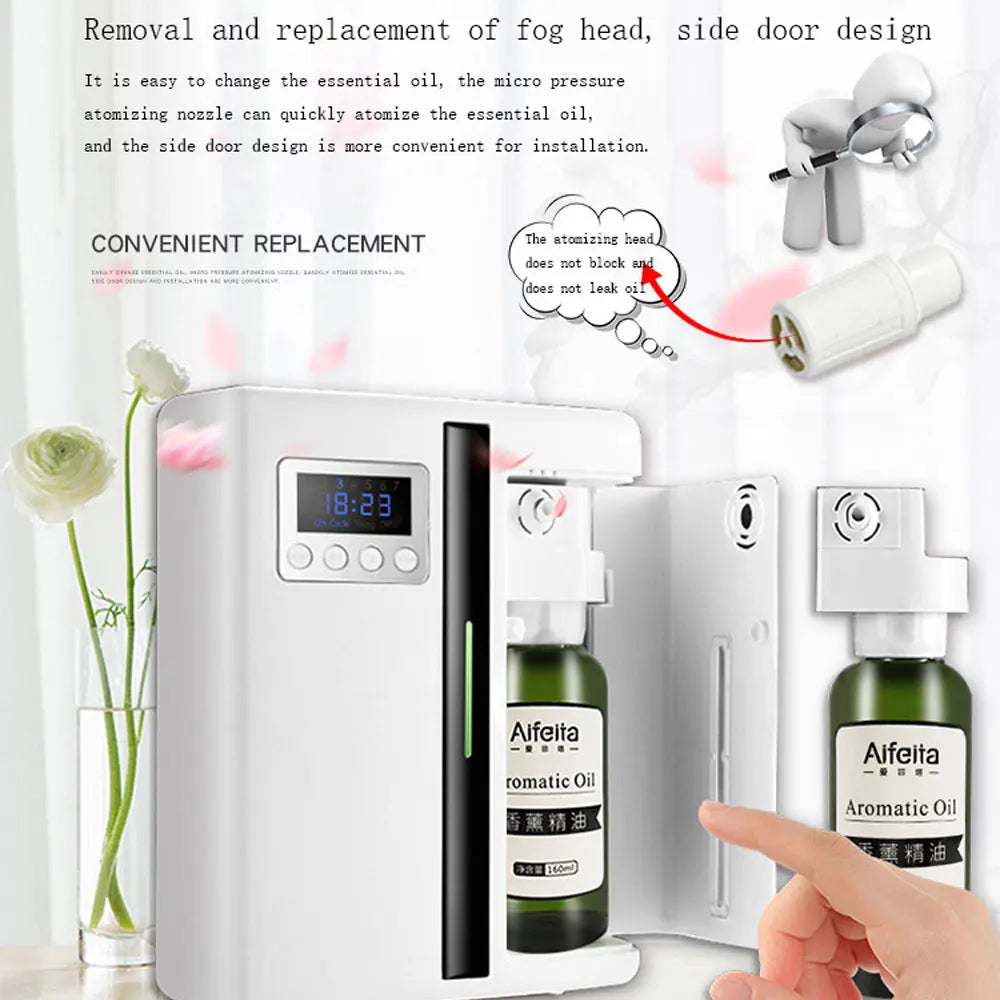 Scent Machine Aroma Diffuser Wall Mounted With Fan Inside For All Areas