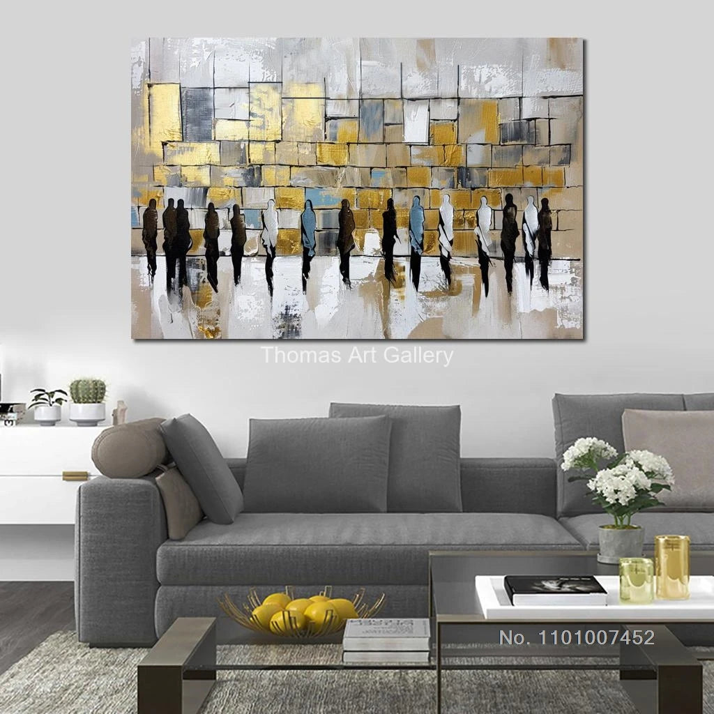 Wall Art Decor Jewish Art Western Blue HD Jerusalem Modern Picture Decor