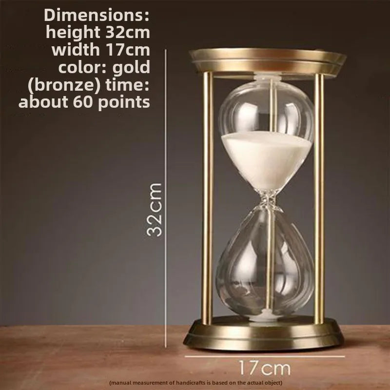 European Creative Metal Hourglass Nordic Modern Home Decor For Any Room