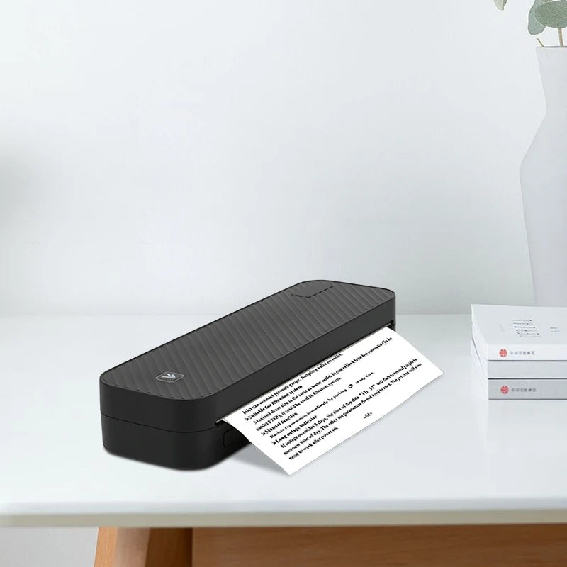 Inkless Portable A4 Thermal Printer Bluetooth PDF Excel Word Document Printing Machine Paper Roll