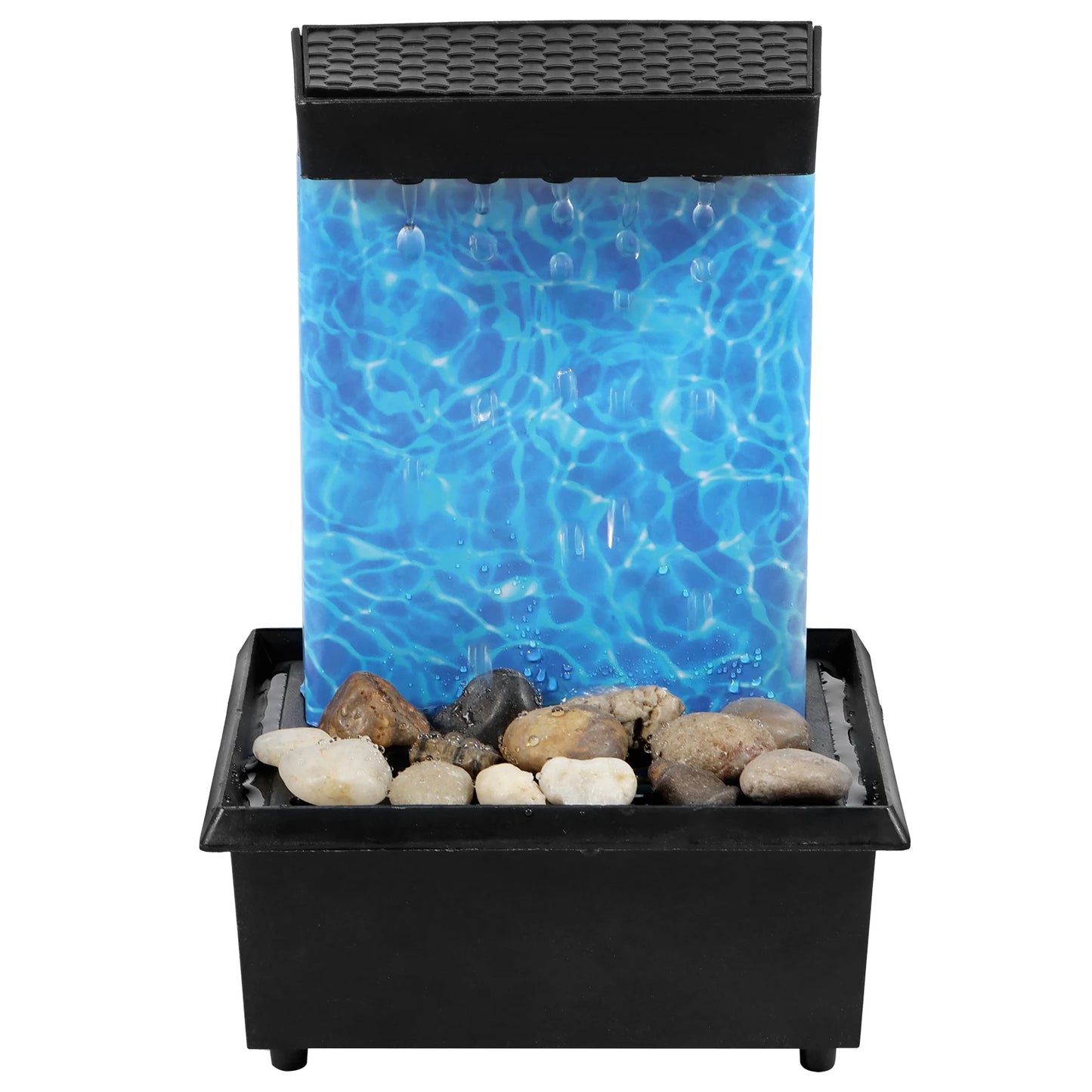 Water Fountain LED Indoor Decorative Fountain Home Decor Waterfall Zen Meditation