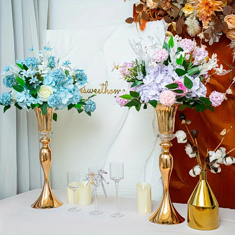 Set of 2/10 Crystal Flower Stands, 22 Vases Centerpiece for Table Decoration, Home Decor