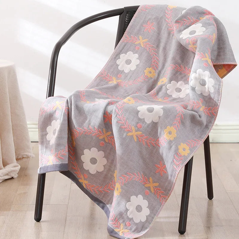 Cotton Gauze Bath Towel Set, Bathroom, High Quality,