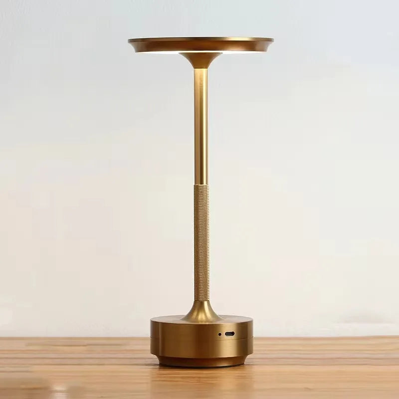 Wireless Charging LED Lamp Dimming Atmosphere Retro Portable Charging Touch USB Lamp