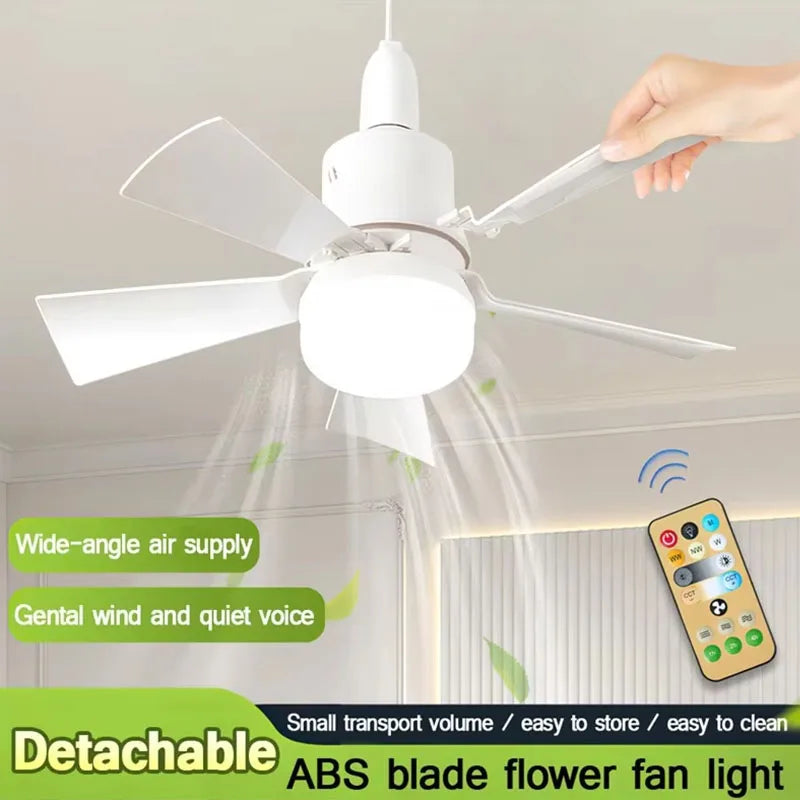 Ceiling Fan With Light Remote Control Dimmable 30W Modern Smart Wireless Fans Lighting For Any Room