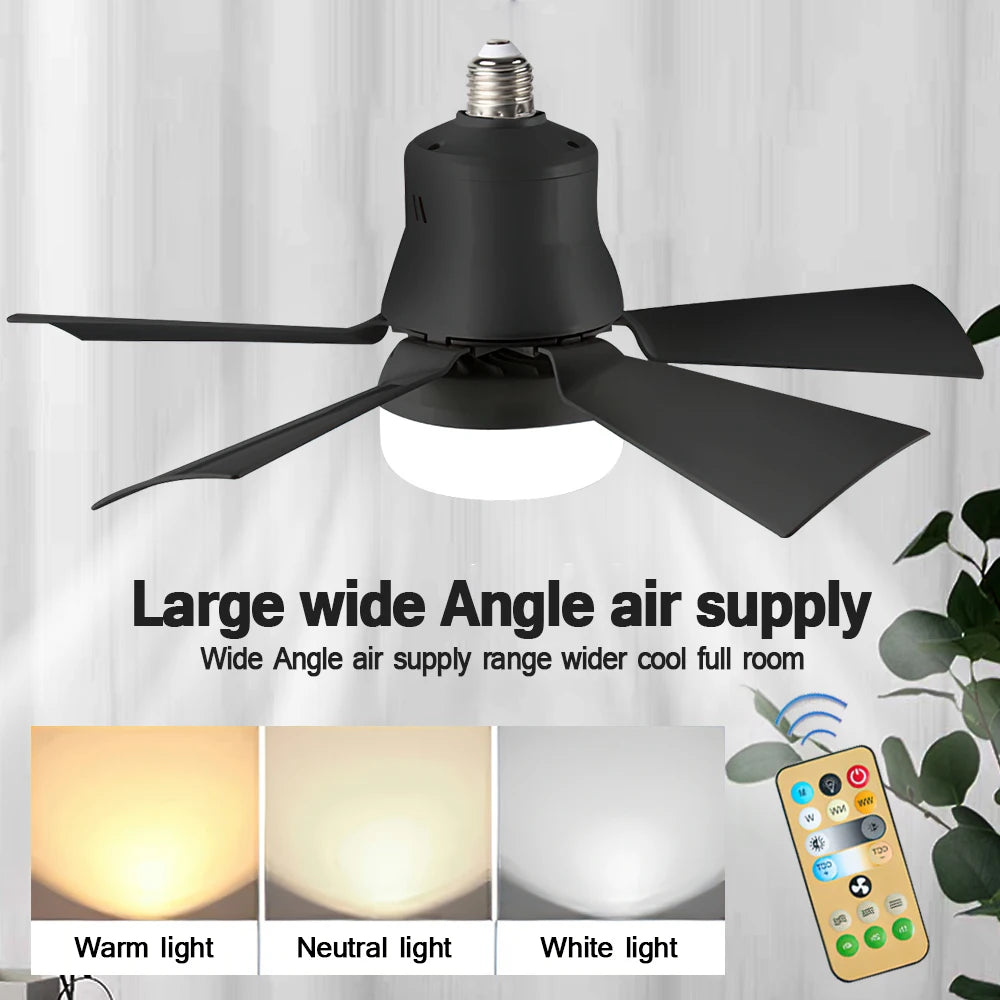 Ceiling Fan With Light Remote Control Dimmable 30W Modern Smart Wireless Fans Lighting For Any Room