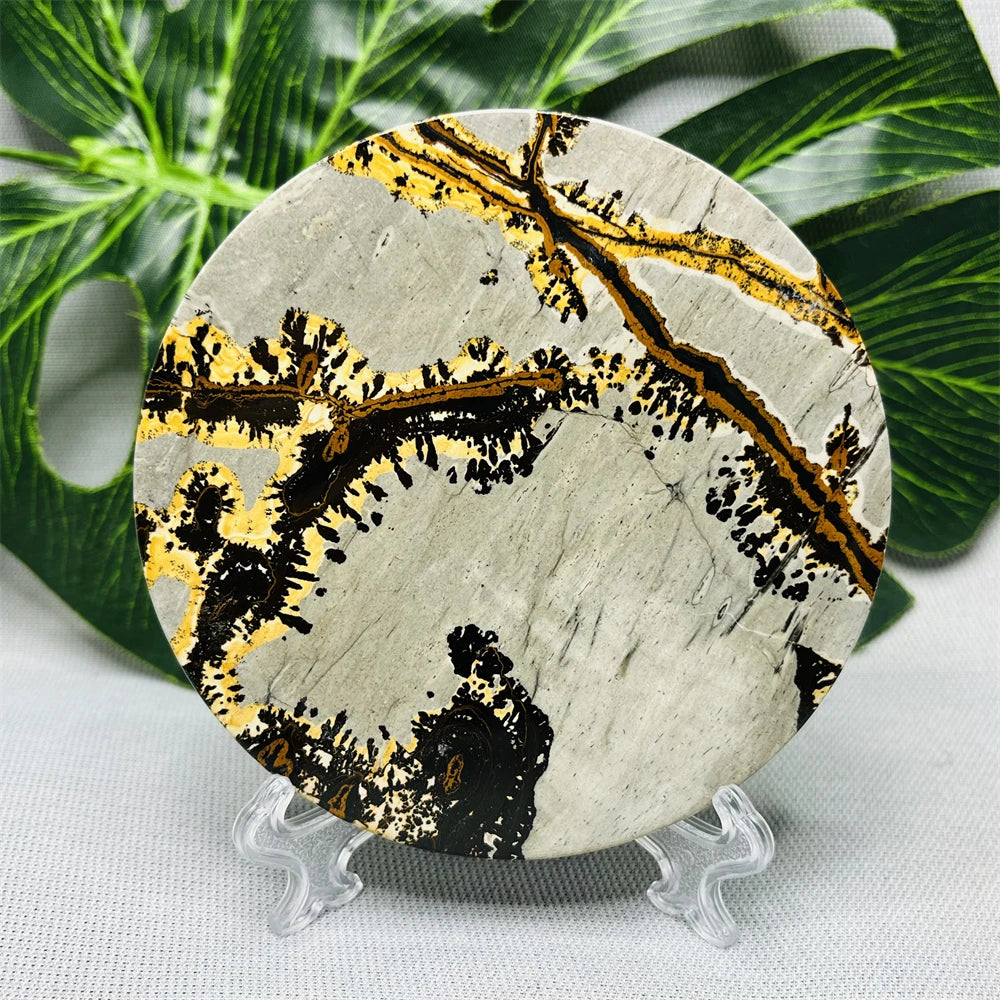 Picture Stone Natural Rock Round Home Rooms Decor For Spiritual Healing