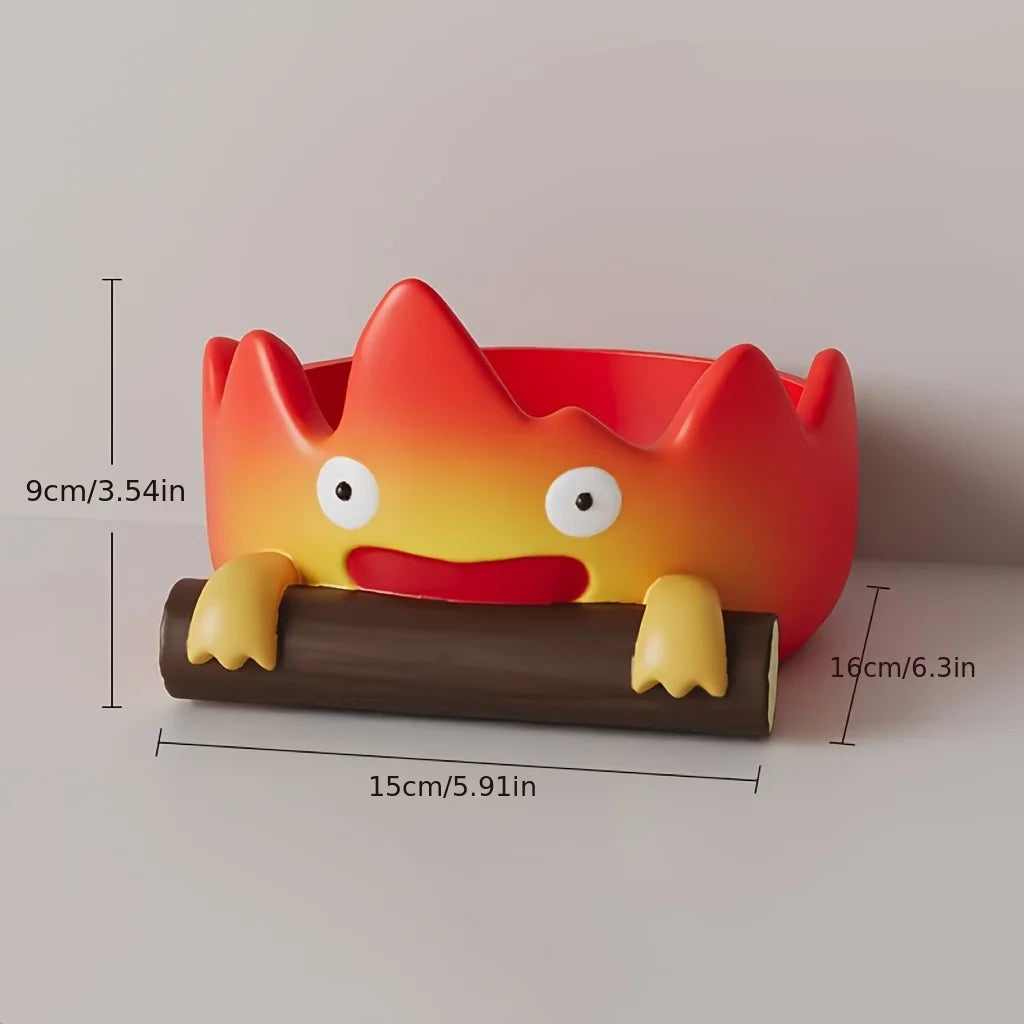 Cartoon Fire Person Tray Creative Animal Storage Creative Animal Storage indoor or outdoor