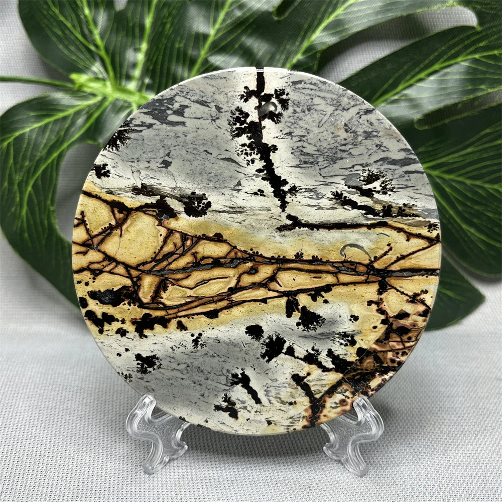 Picture Stone Natural Rock Round Home Rooms Decor For Spiritual Healing