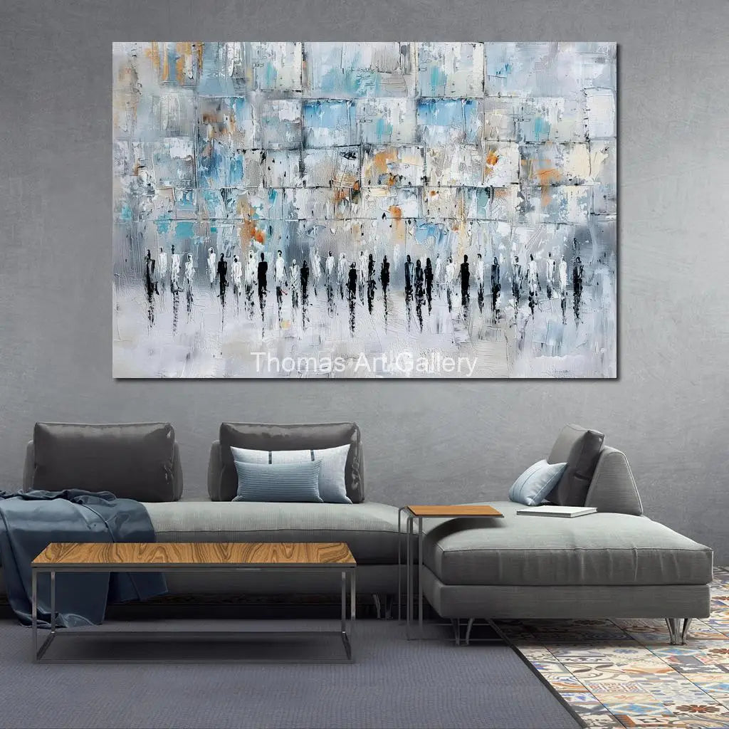 Wall Art Decor Jewish Art Western Blue HD Jerusalem Modern Picture Decor