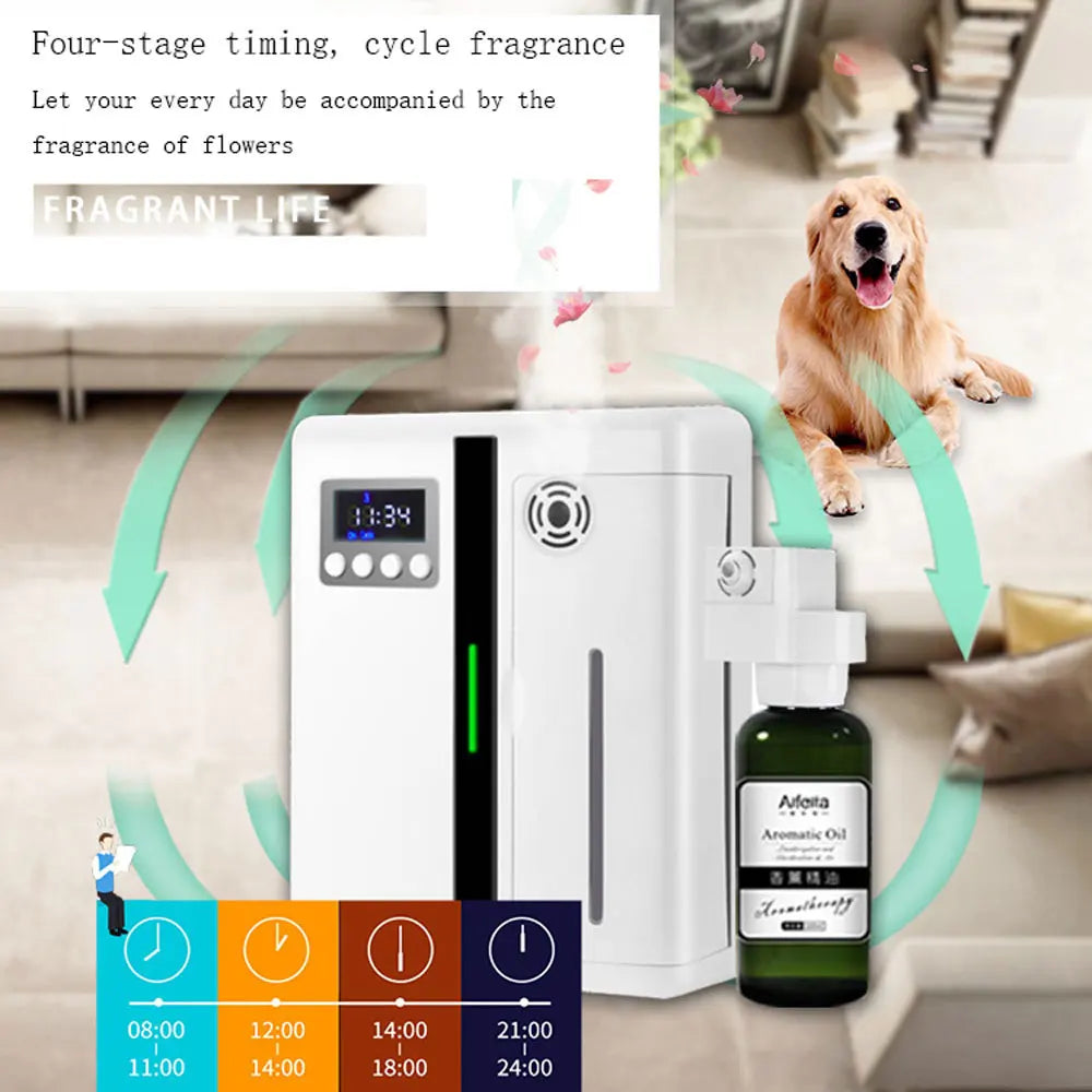 Scent Machine Aroma Diffuser Wall Mounted With Fan Inside For All Areas