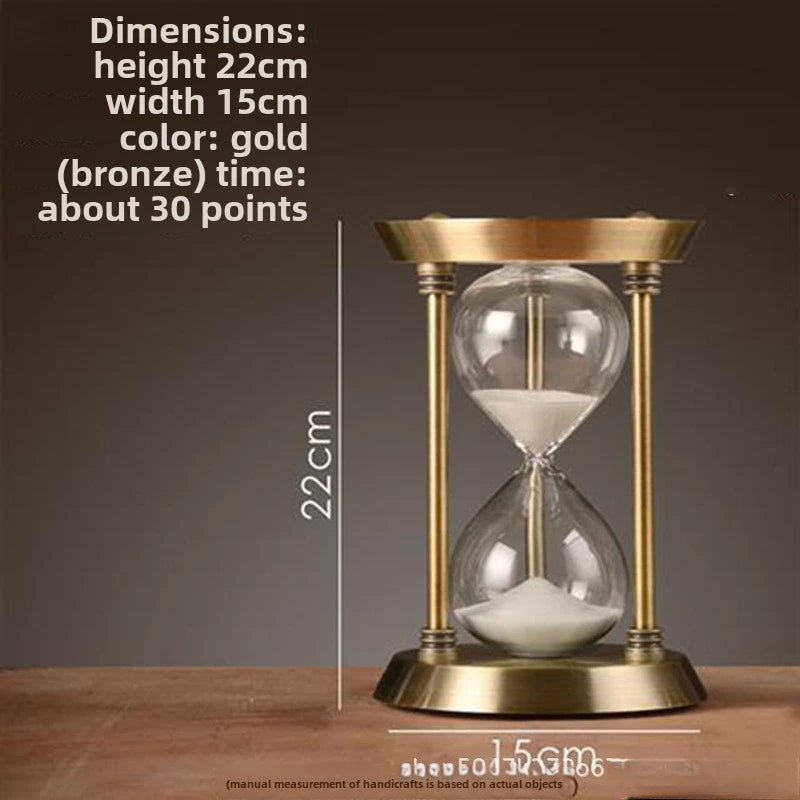 European Creative Metal Hourglass Nordic Modern Home Decor For Any Room
