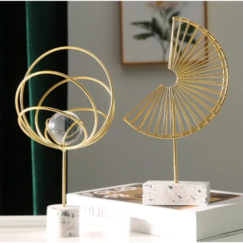 Nordic Metal Abstract Art Ornament For Any Room Creative Home Decor