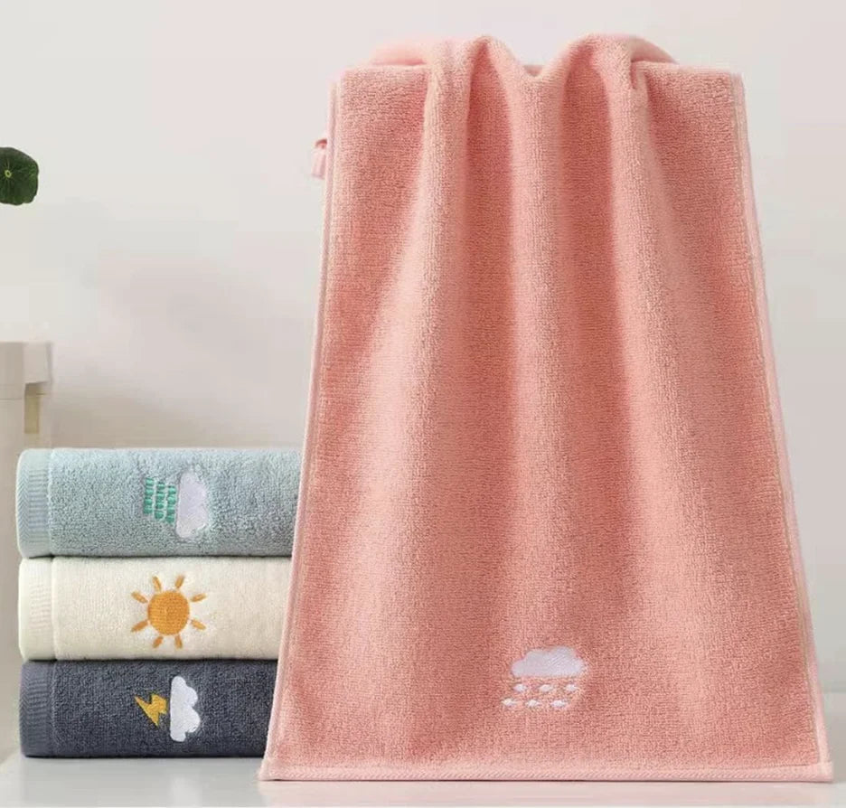 Hand Towels Set of 4, Soft Cotton Towel, Highly Absorbent for Bath, Hand, Face and gym