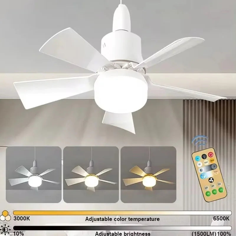 Ceiling Fan With Light Remote Control Dimmable 30W Modern Smart Wireless Fans Lighting For Any Room