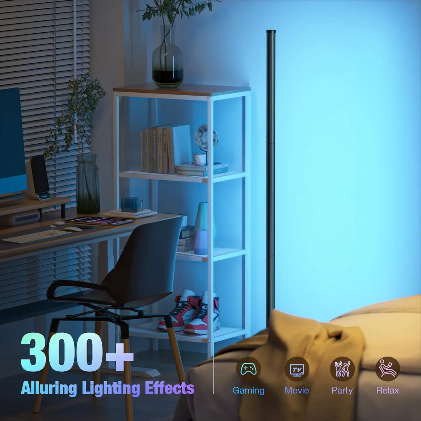 Smart Dream Color Floor Lamp LED Soft eye Protection Dimmable APP Controlled Mood Lamp