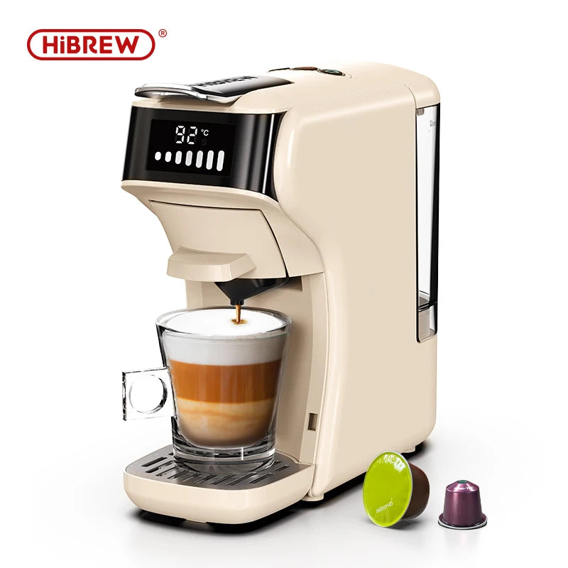 6in1 Capsule Coffee Machine Multiple Espresso Cappuccino Coffee Maker Dolce Gusto Nespresso Powder