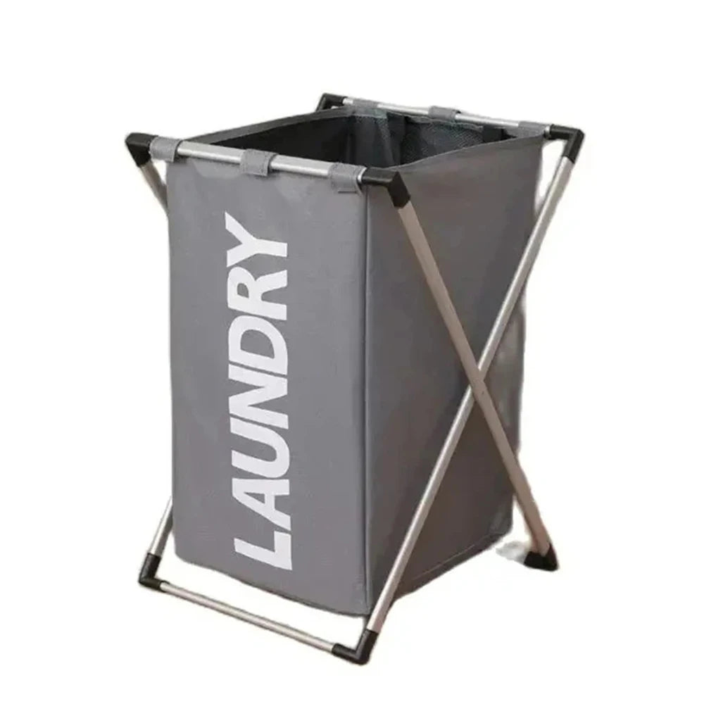 3 Grids Laundry Basket Foldable Dirty Clothes Organizer Waterproof Basket Large Laundry Hamper