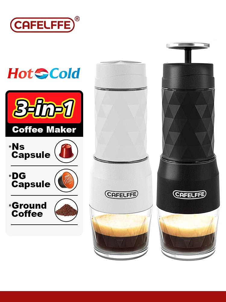 Hot/Cold Water Manual Espresso Maker
