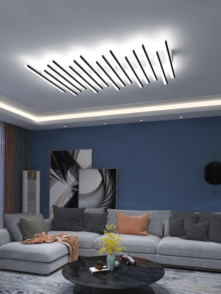 Modern living room lamps ceiling light interior decoration for home led lamps for bedrooms linear ceiling light home lamp