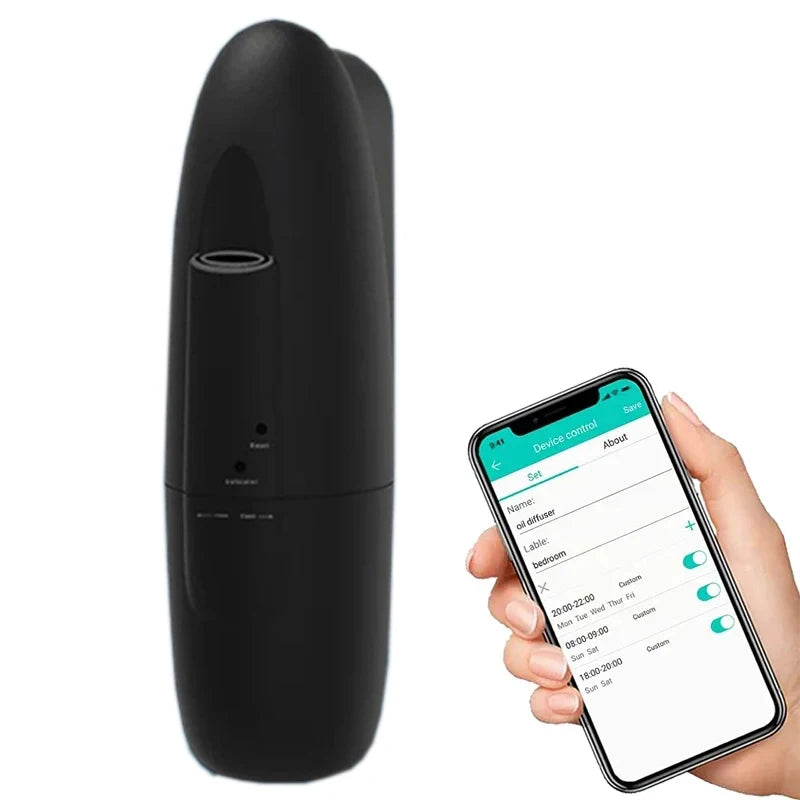Smart Aroma Essential Oil Diffuser Bluetooth APP Control Plug-in Wall Scent Aromatherapy Machine